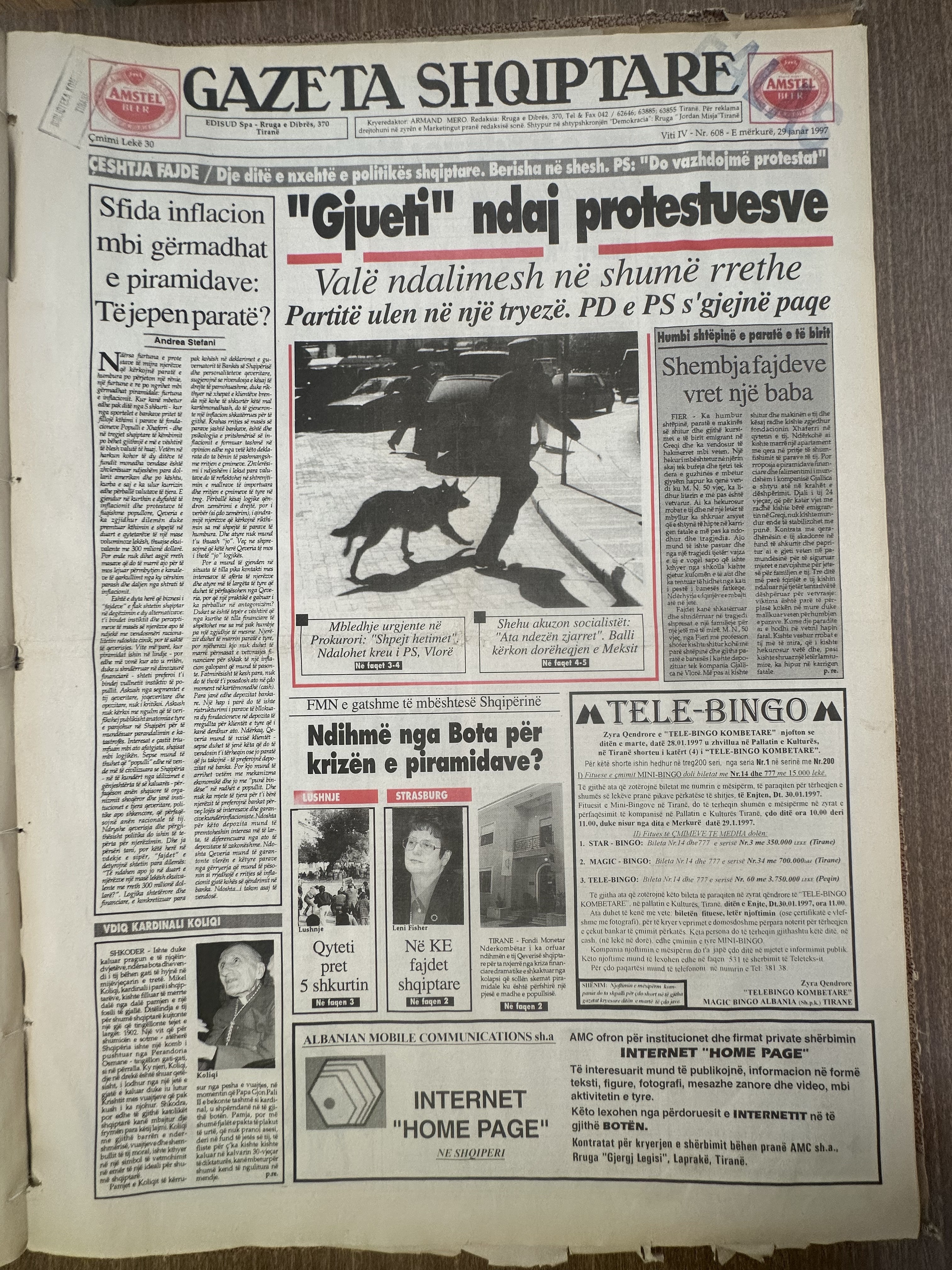 Gazeta Shqiptare 1997-01-29